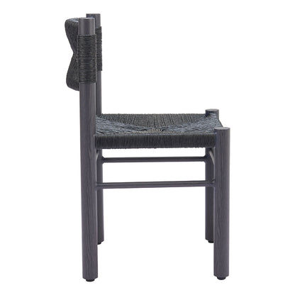 ISKA DINING CHAIR BLACK