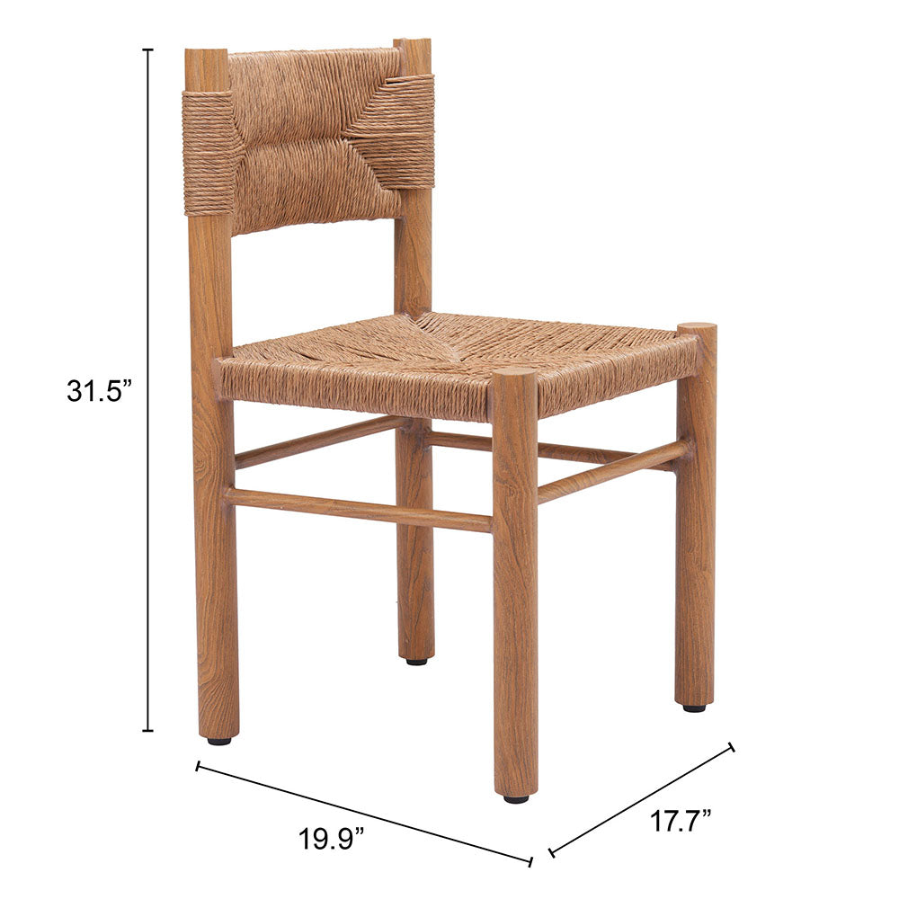 ISKA DINING CHAIR NATURAL