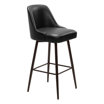 KEPPEL SWIVEL BARSTOOL BLACK & BRONZE