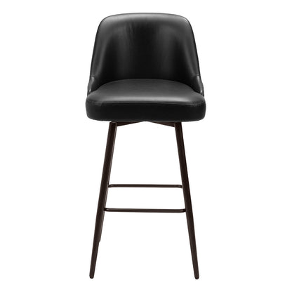 KEPPEL SWIVEL BARSTOOL BLACK & BRONZE