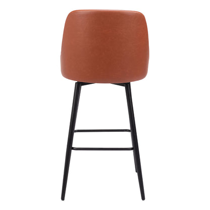 KEPPEL SWIVEL BARSTOOL BROWN