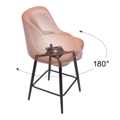 KEPPEL SWIVEL COUNTER STOOL BROWN