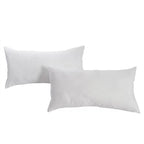 King Plush Polyester Bed Pillows with Pillowcases – Set of 2