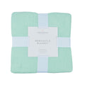 The Heritage Muslin Bed Blanket — Seafoam Green