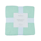 The Heritage Muslin Bed Blanket — Seafoam Green