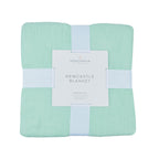 The Heritage Muslin Bed Blanket — Seafoam Green