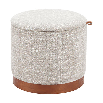 FIJE STORAGE OTTOMAN GRAY