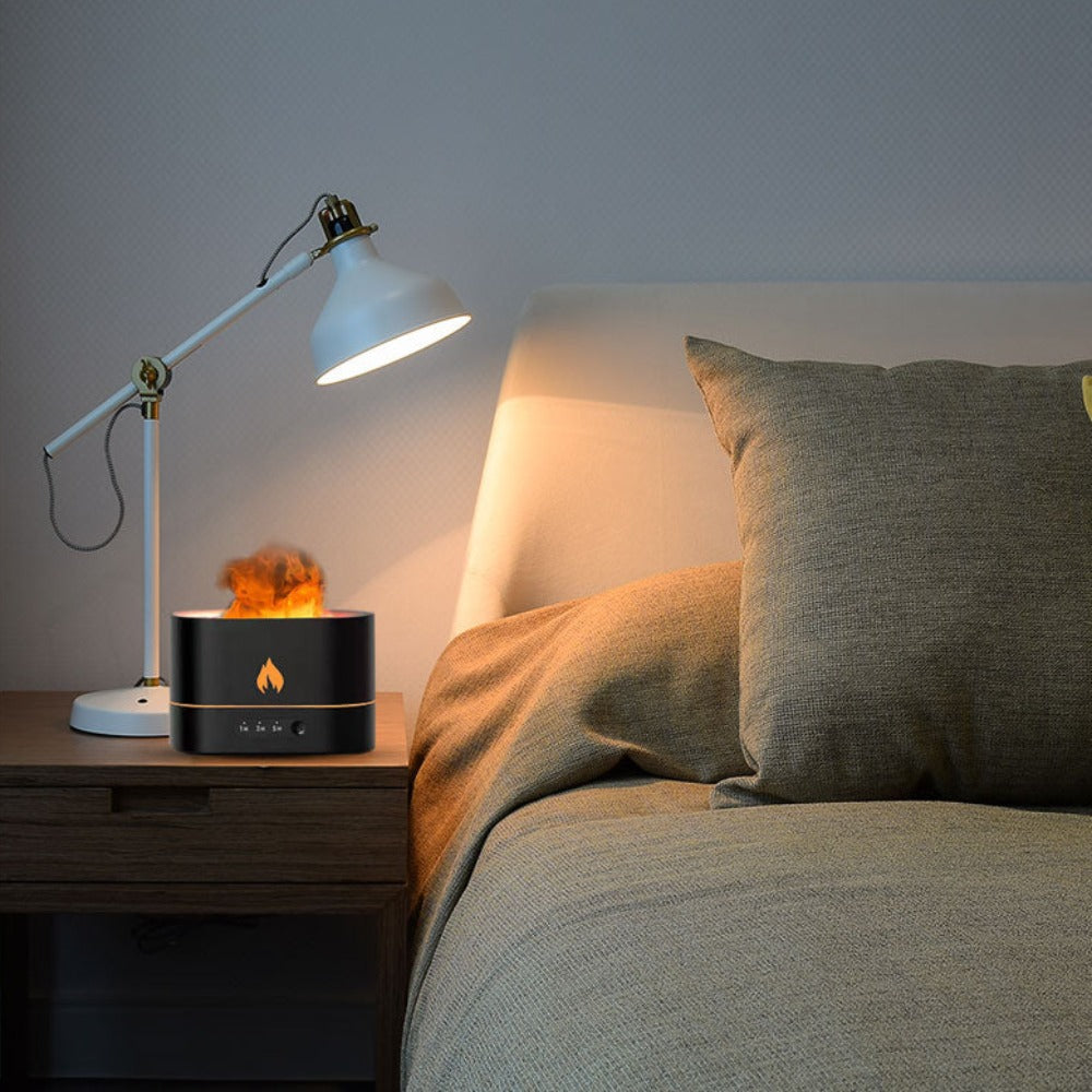 Ember & Mist | Flame-Effect Ultrasonic Aromatherapy Diffuser