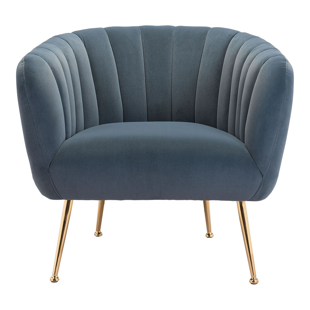 DECO ACCENT CHAIR GRAY