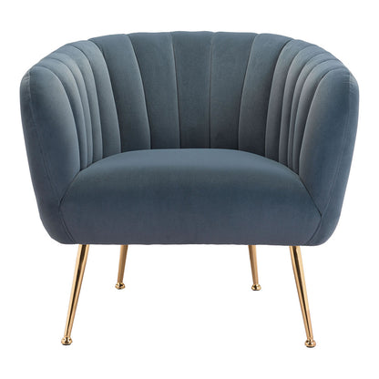 DECO ACCENT CHAIR GRAY