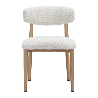 BEGE DINING CHAIR WHITE