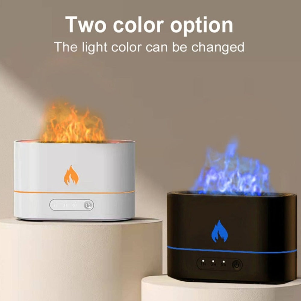 Ember & Mist | Flame-Effect Ultrasonic Aromatherapy Diffuser