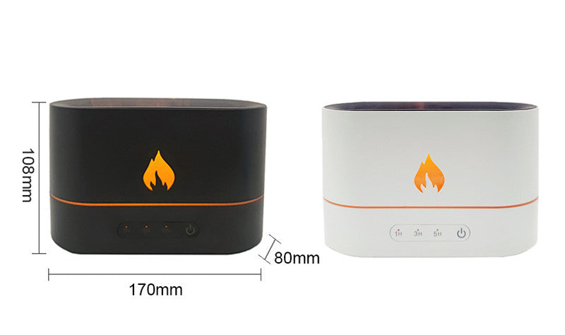 Ember & Mist | Flame-Effect Ultrasonic Aromatherapy Diffuser