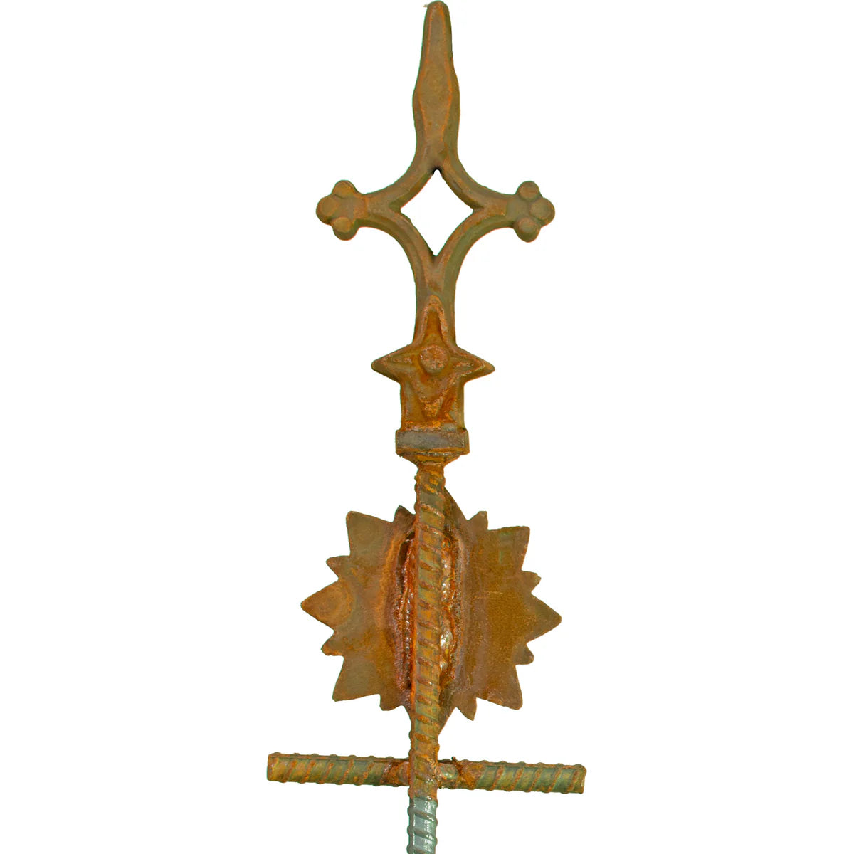 SPEARED ROSETTE GARDEN HOSE STAKE GUIDES