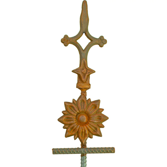 SPEARED ROSETTE GARDEN HOSE STAKE GUIDES