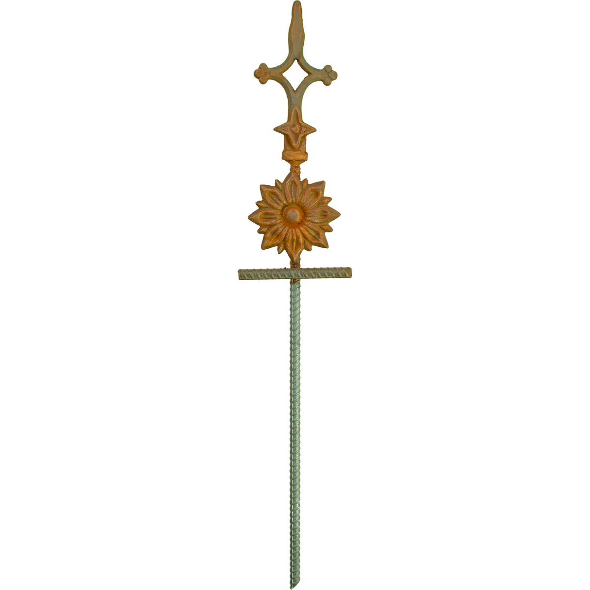 SPEARED ROSETTE GARDEN HOSE STAKE GUIDES