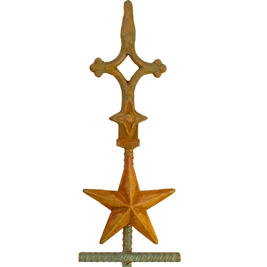 SPEARED TEXAS STAR GARDEN HOSE STAKE GUIDES