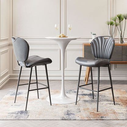 TERRENCE BARSTOOL VINTAGE GRAY