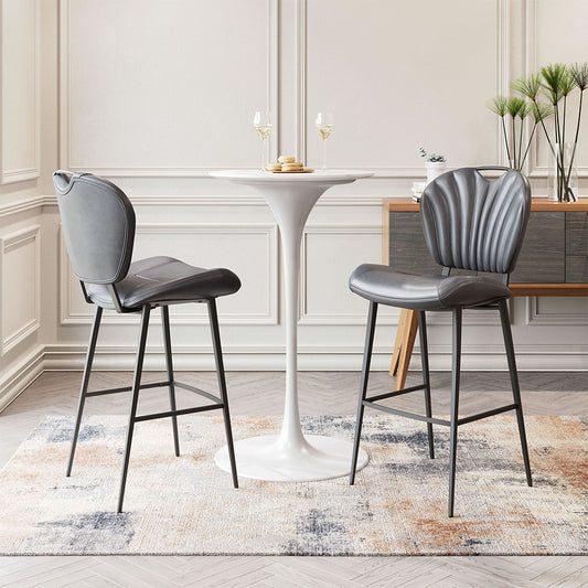 TERRENCE BARSTOOL VINTAGE GRAY