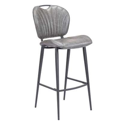 TERRENCE BARSTOOL VINTAGE GRAY