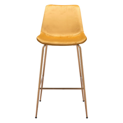 TONY BARSTOOL YELLOW & GOLD
