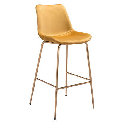 TONY BARSTOOL YELLOW & GOLD
