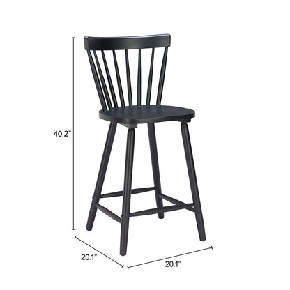 TYCE COUNTER STOOL BLACK