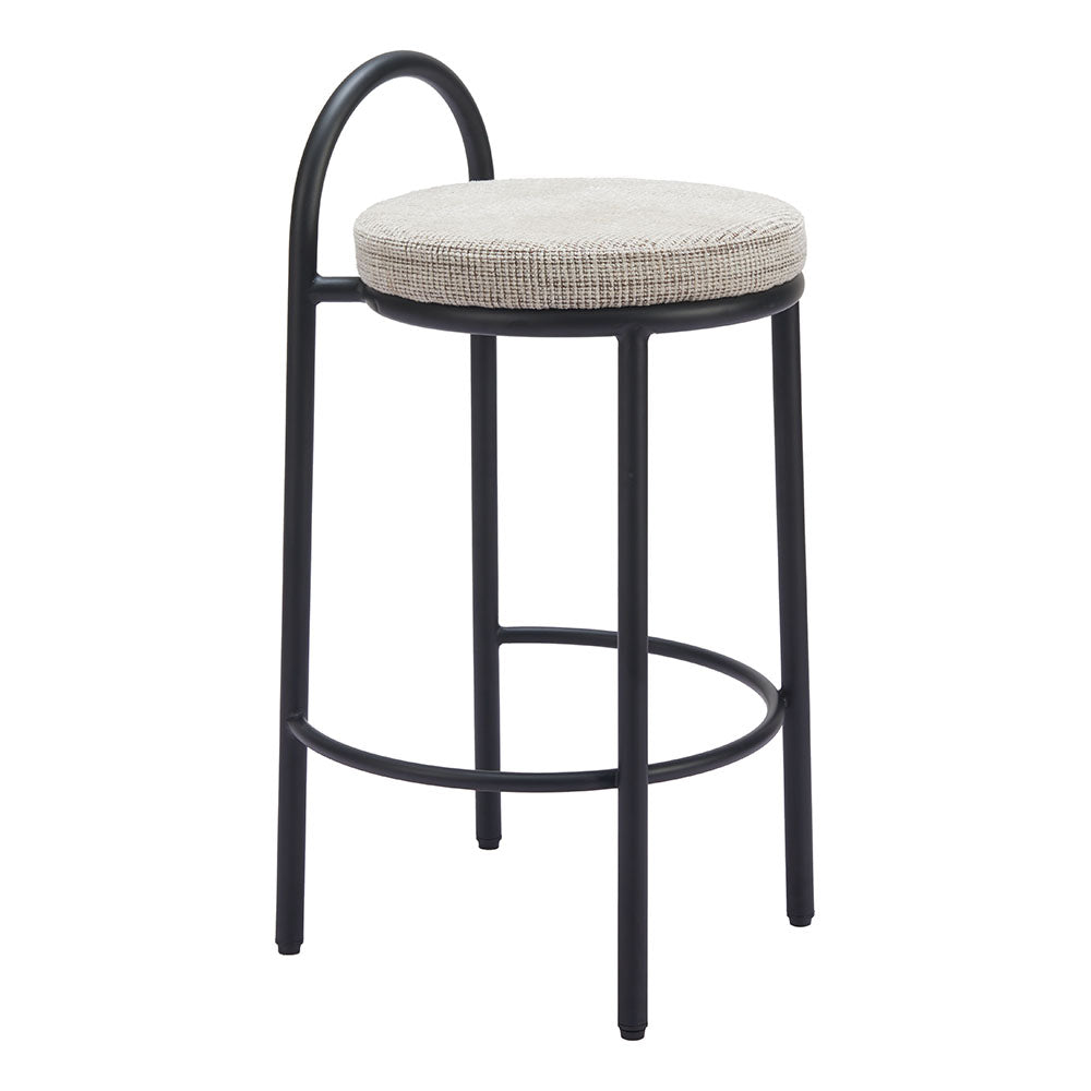 SISAL COUNTER STOOL BEIGE TWEED