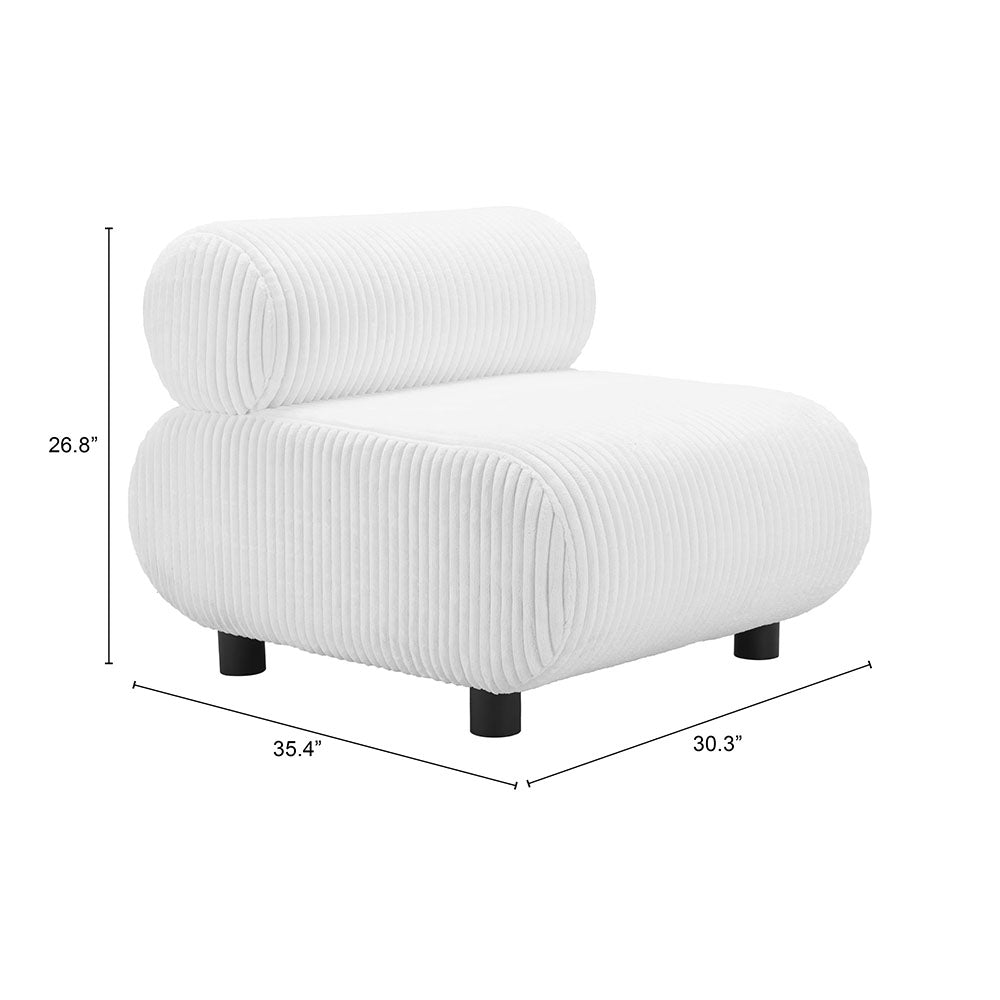 RAHAT ACCENT CHAIR WHITE