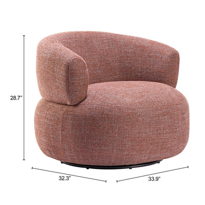 CARAM SWIVEL CHAIR BROWN