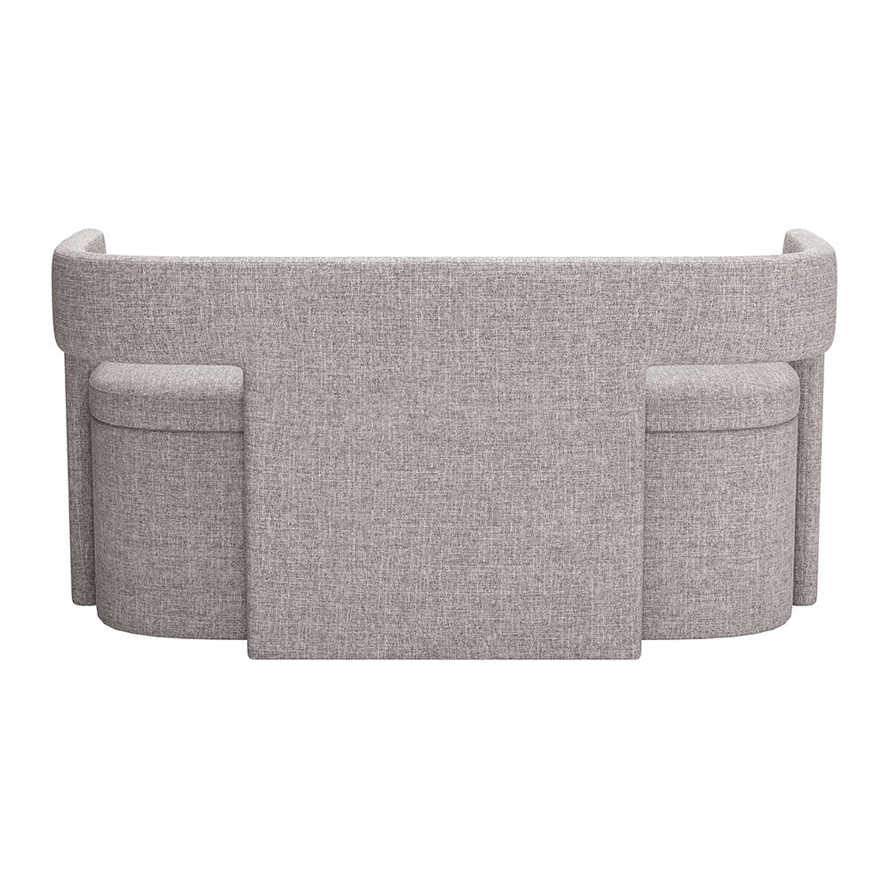 PAPUA STORAGE BENCH GRAY
