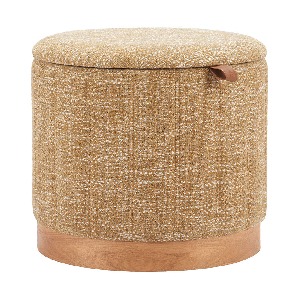 FIJE STORAGE OTTOMAN OAT YELLOW