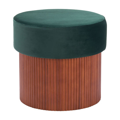 BOTO STORAGE OTTOMAN GREEN