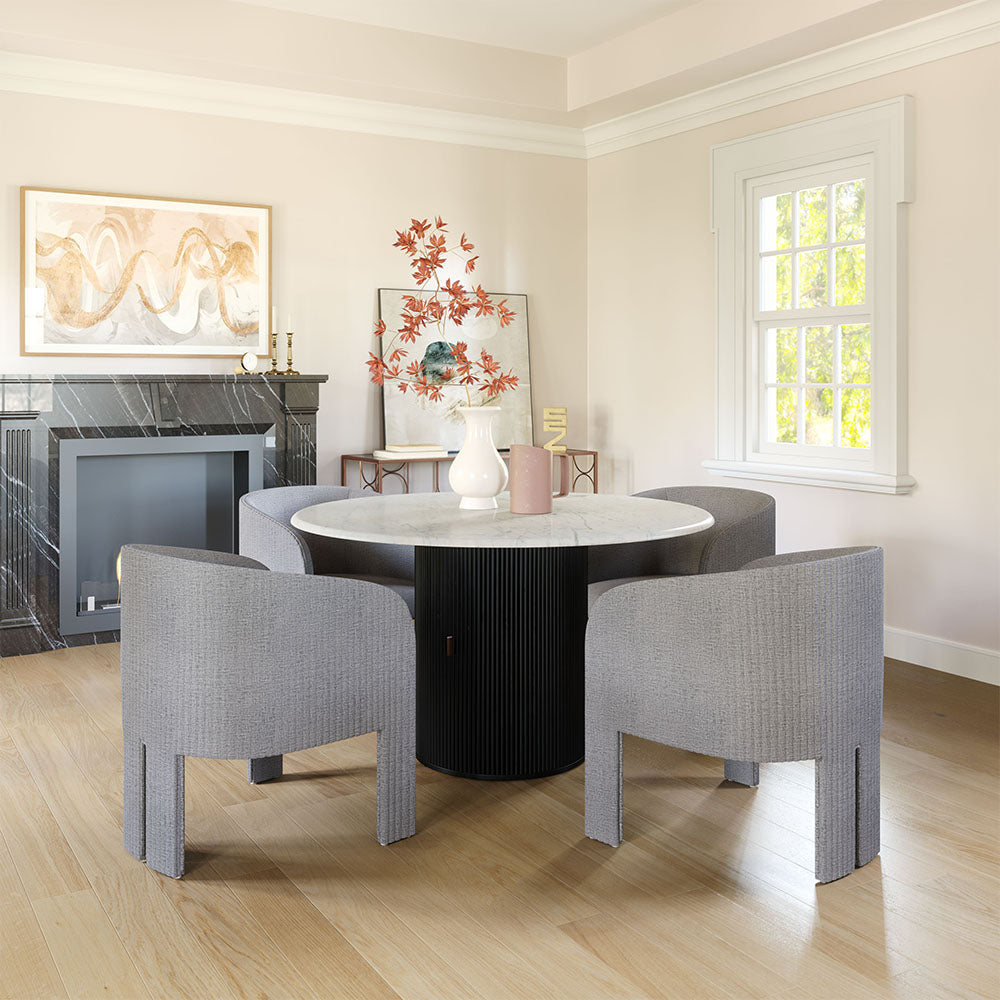 HULL ACCENT CHAIR SLATE GRAY