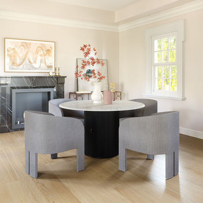 HULL ACCENT CHAIR SLATE GRAY
