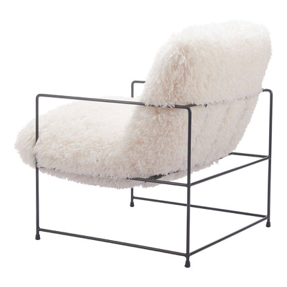 PELUT ACCENT CHAIR WHITE