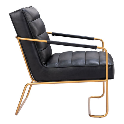 DALLAS ACCENT CHAIR VINTAGE BLACK