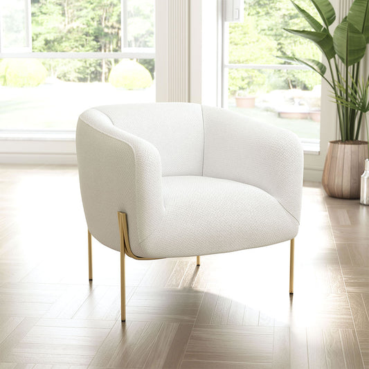 MICAELA ARMCHAIR LVORY