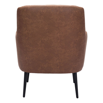 TASMANIA ACCENT CHAIR  VINTAGE BROWN
