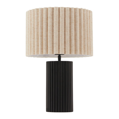 AURORA TABLE LAMP BEIGE & BLACK
