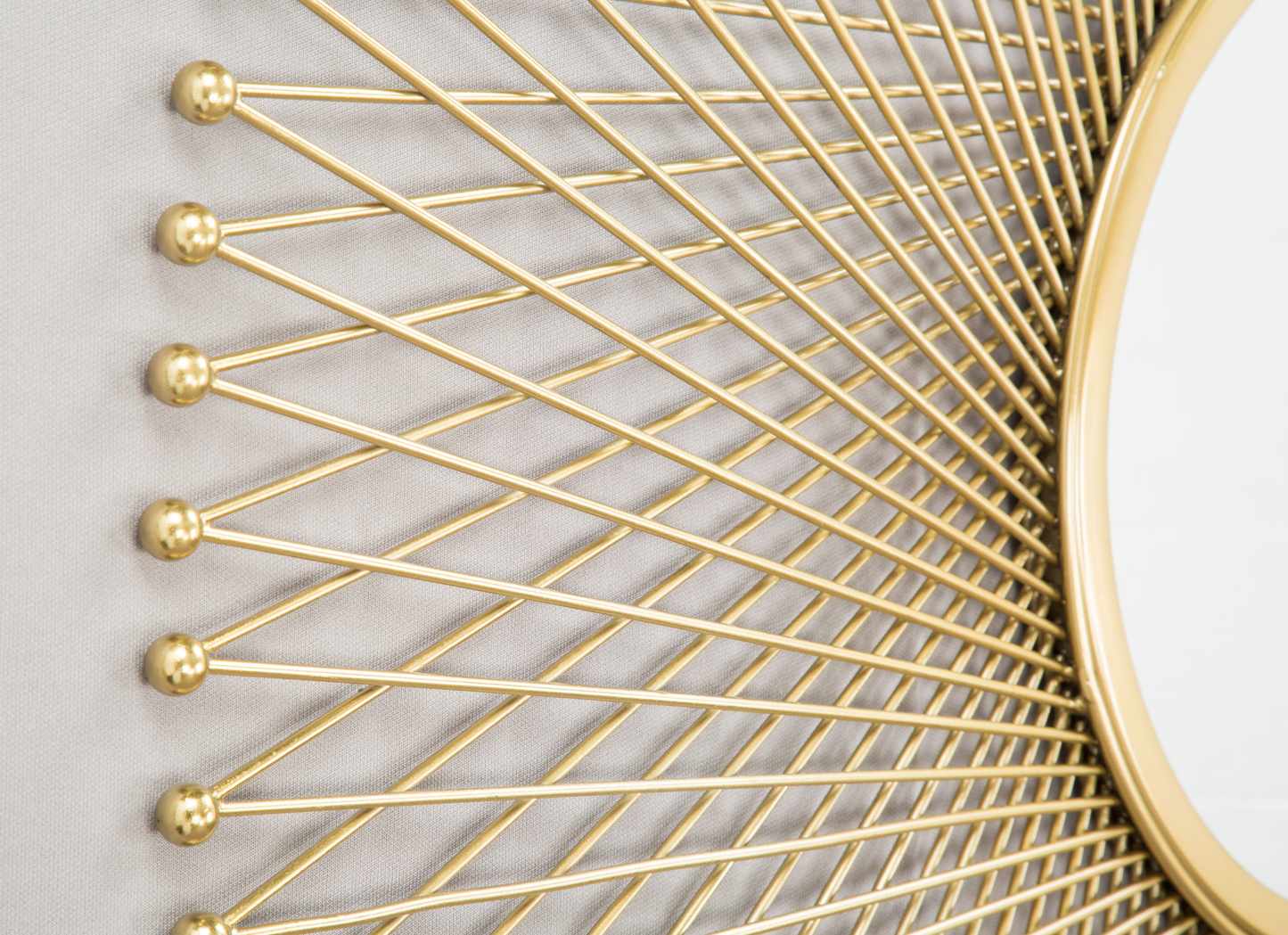 GLOW ROUND MIRROR GOLD