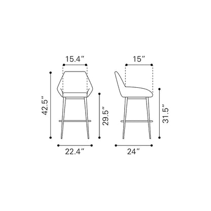 VILA BARSTOOL BLACK