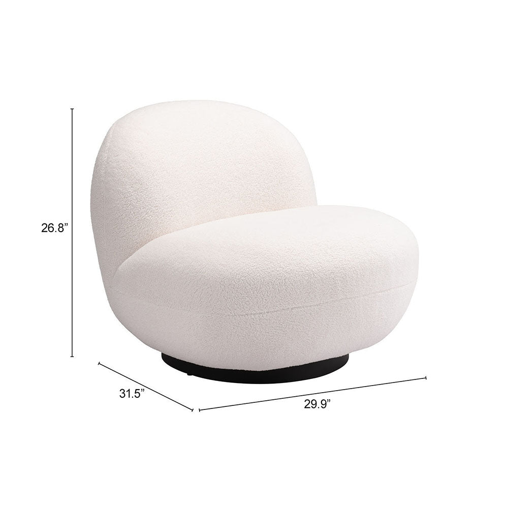 MYANMAR ACCENT CHAIR CREAM