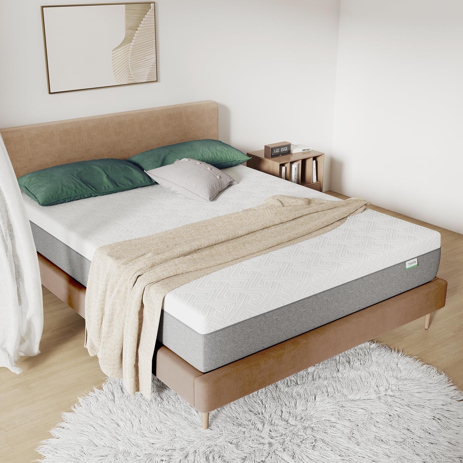 Oaklyn 12-inch King Gel Memory Foam Mattress - Free 1-3 Day Shipping