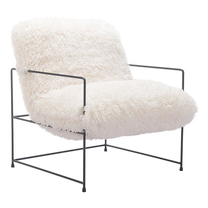 PELUT ACCENT CHAIR WHITE