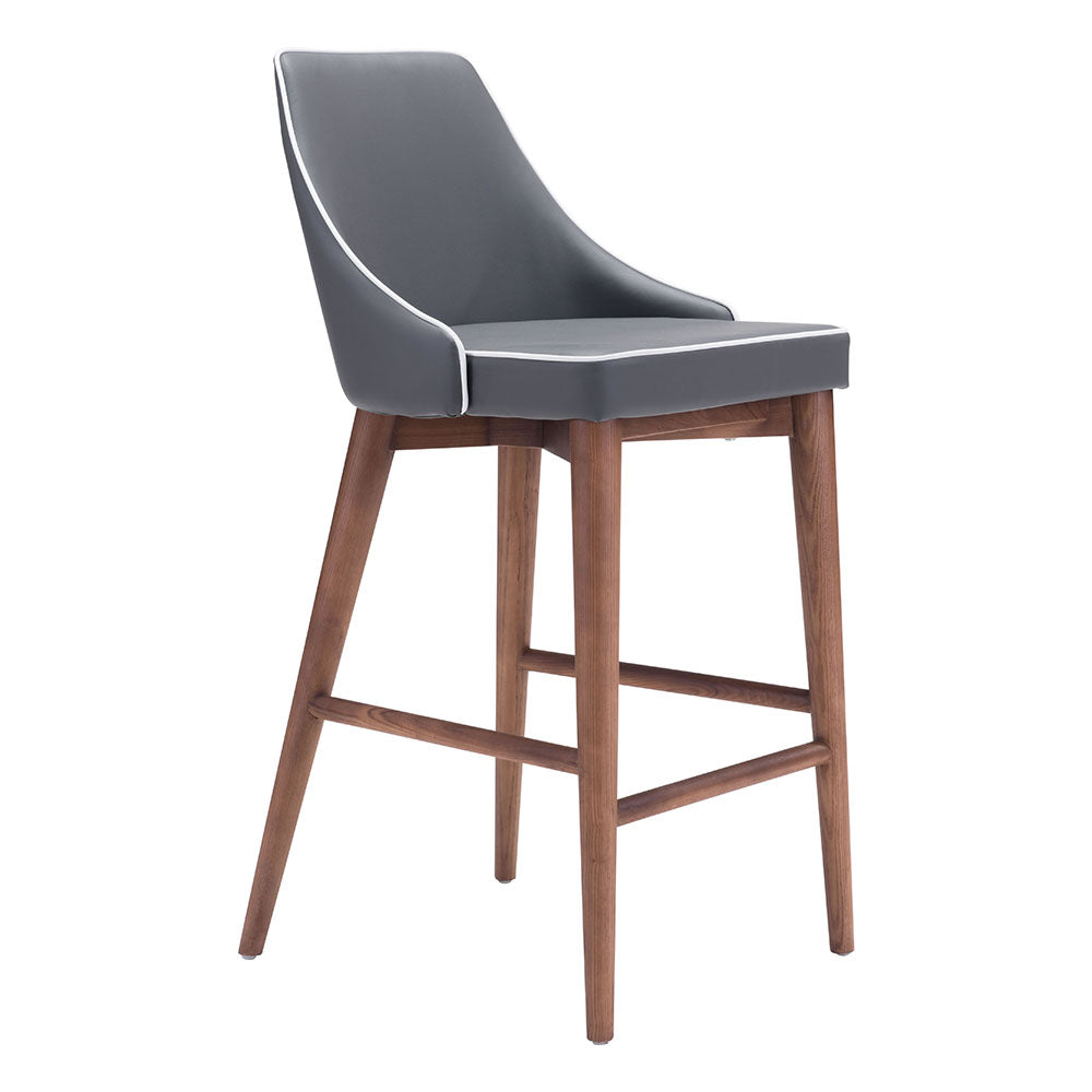 MOOR COUNTER STOOL DARK GRAY