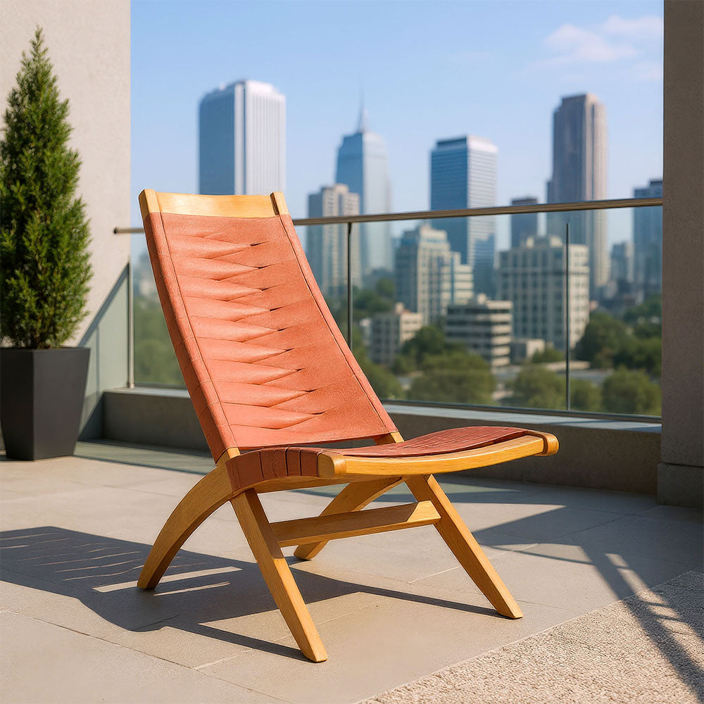 ROVA LOUNGE CHAIR TERRACOTTA