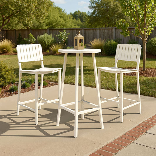 KAYU BARSTOOL WHITE