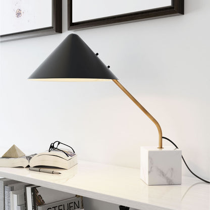 PIKE TABLE LAMP BLACK & WHITE