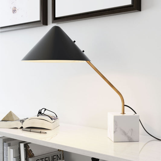 PIKE TABLE LAMP BLACK & WHITE